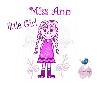 Stickdatei - Miss Ann 10x10 13x18 18x30 - GroWi Design